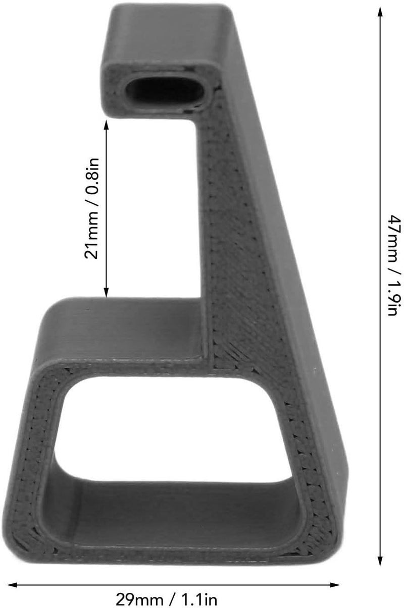 ciciglow Bracket for Slim, 4PCS Console Horizontal Holder Game Machine Cooling Legs with Anti Slip Pads, Heightening Bracket for Slim, for Better Heat Dissipation (Black) - Image 5